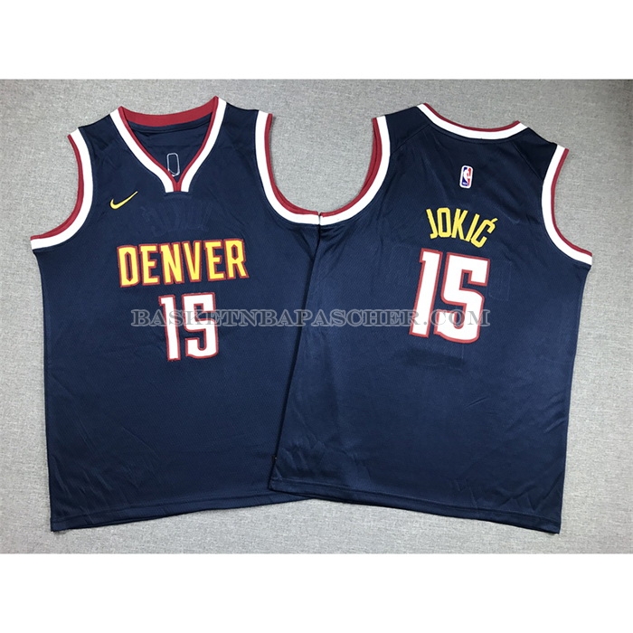 Maillot Enfant Denver Nuggets Nikola Jokic Icon 2020-21 Bleu
